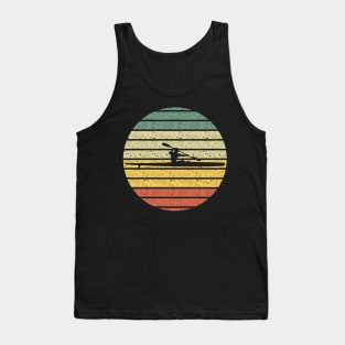 Kayak Silhouette Vintage Tank Top